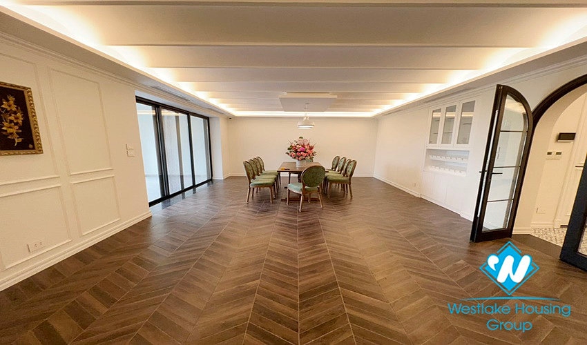 Super luxurious villa for rent in Q block, Ciputra area, Tay Ho
